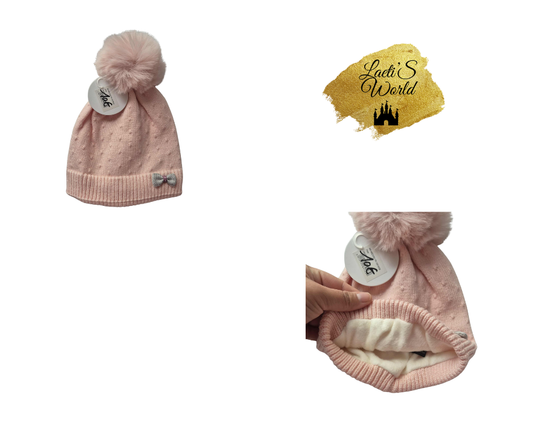 Rose Petit Nœud Gris