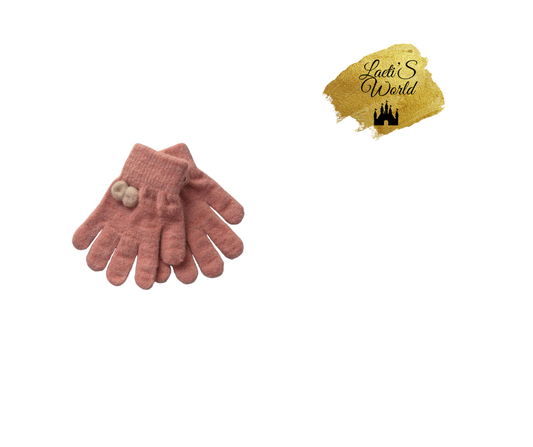 Rose poudré petit noeud