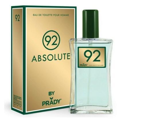Eau de toilette homme Prady absolute 92